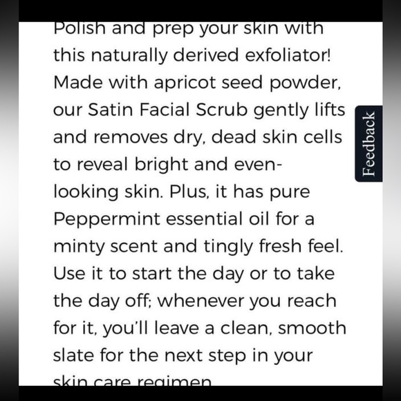 NEW Mint Satin Facial Scrub Young Living - Picture 5 of 5